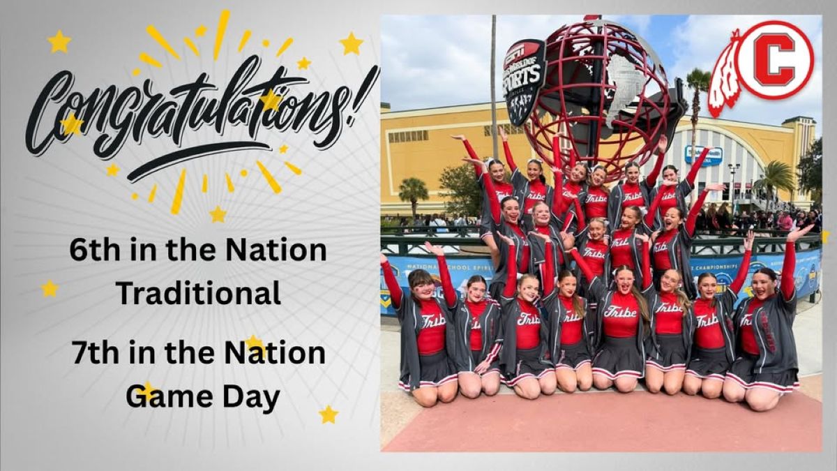 Cheerleaders at National's 